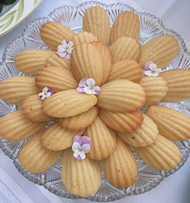 Organic Vegan Lemon Madeleines by Veganics Catering