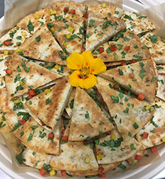 Organic Vegan Kalamata Olive & Mushroom Pizzadillas by Veganics Vegan Catering