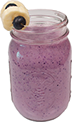 Organic Purple Power Smoothie by Veganics Vegan Catering